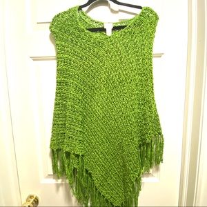 Chico’s Green Poncho